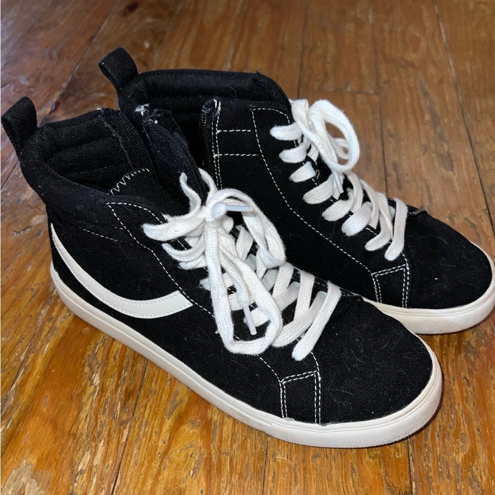 Black sneakers